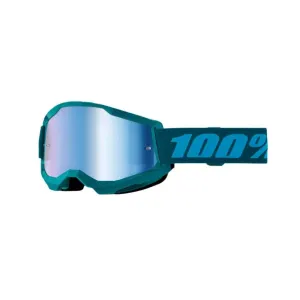 100% Strata 2 MTB Goggles (Mirror Blue/Stone)