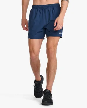 2XU Aero 5 Inch Men's Running Shorts (Midnight/Silver Reflective)