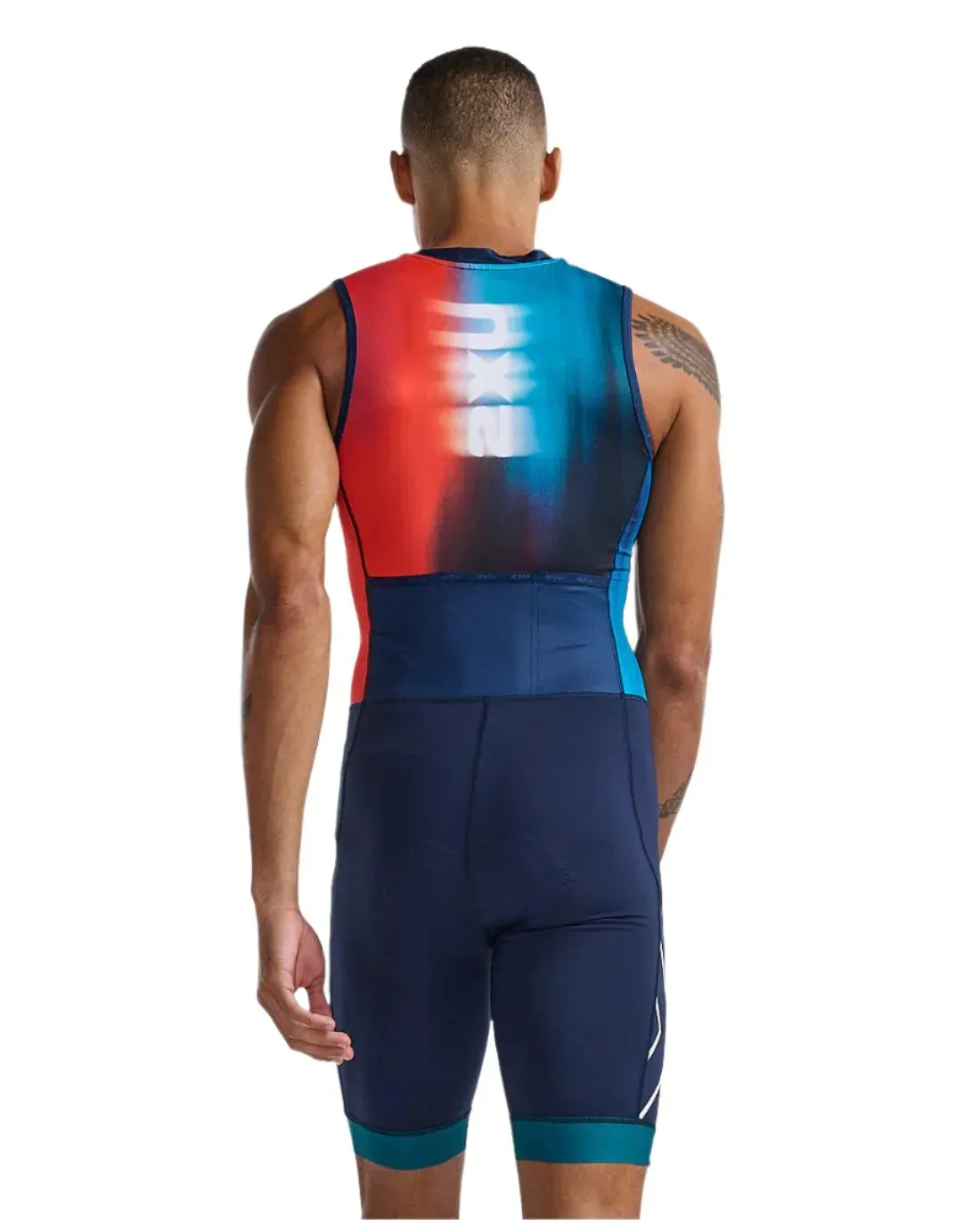2XU Core Men's Triathlon Suit (Poppy/Midnight)