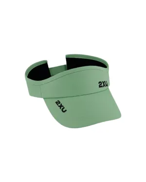 2XU Run Visor Cap (Digital Mint/Black)