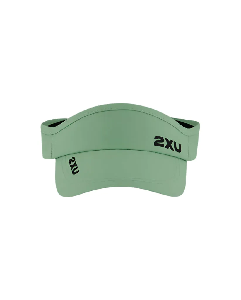 2XU Run Visor Cap (Digital Mint/Black)