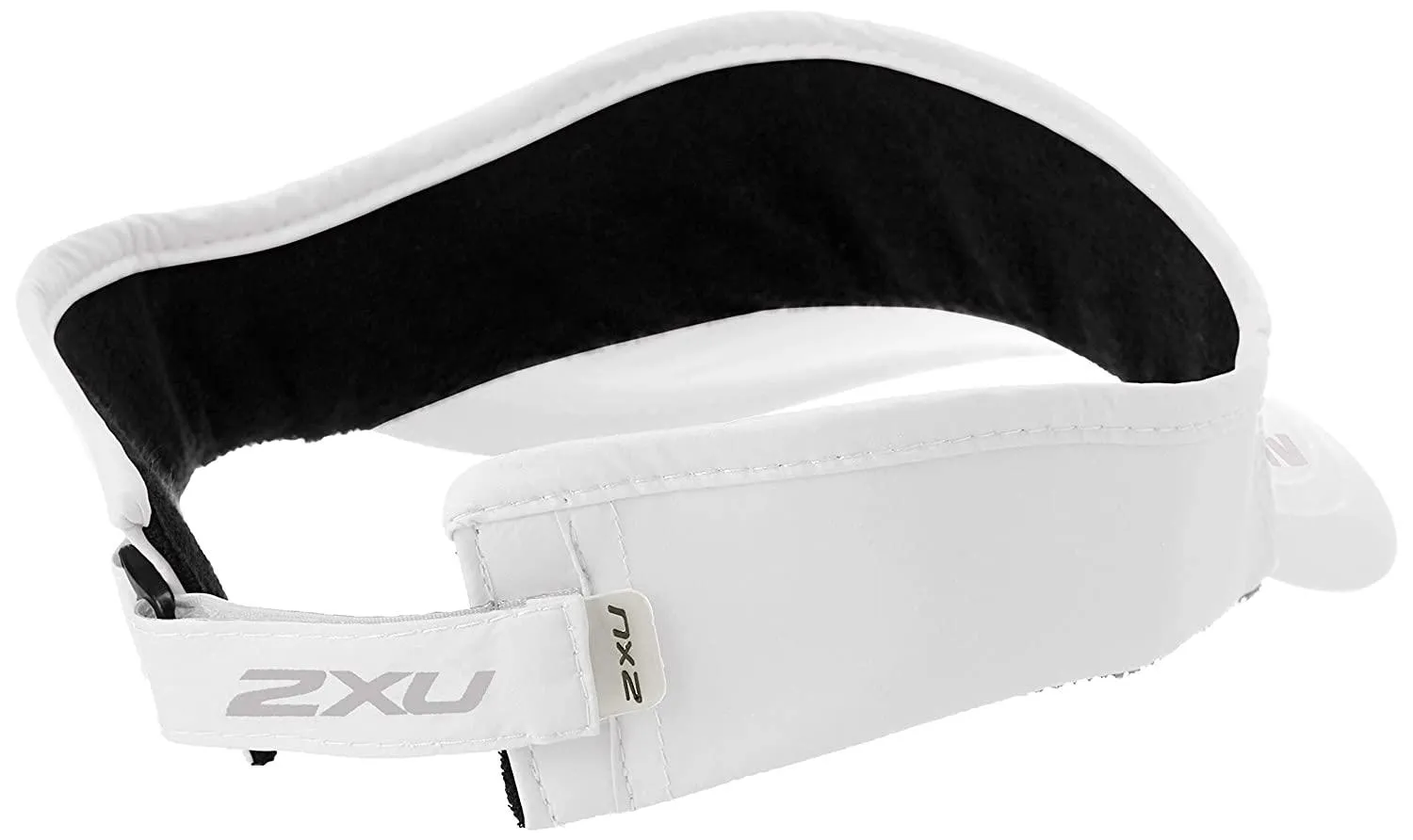 2XU Run Visor (White/White OSFA)