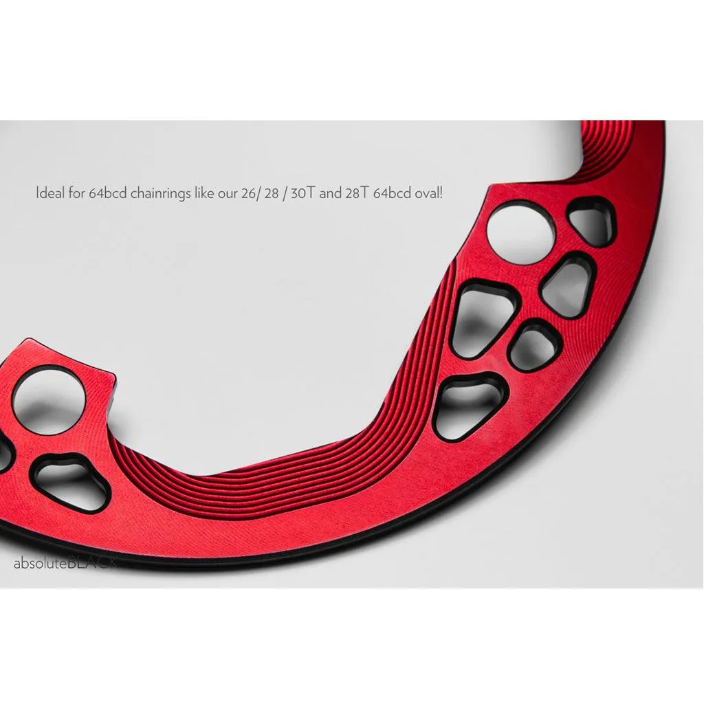 AbsoluteBlack Bash Ring Chainring (Red)