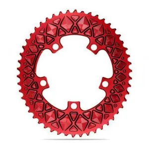 AbsoluteBlack Shimano Oval Chainrings (Red)