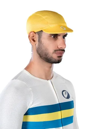 Apace Hustle Unisex Cycling Cap (Yellow)