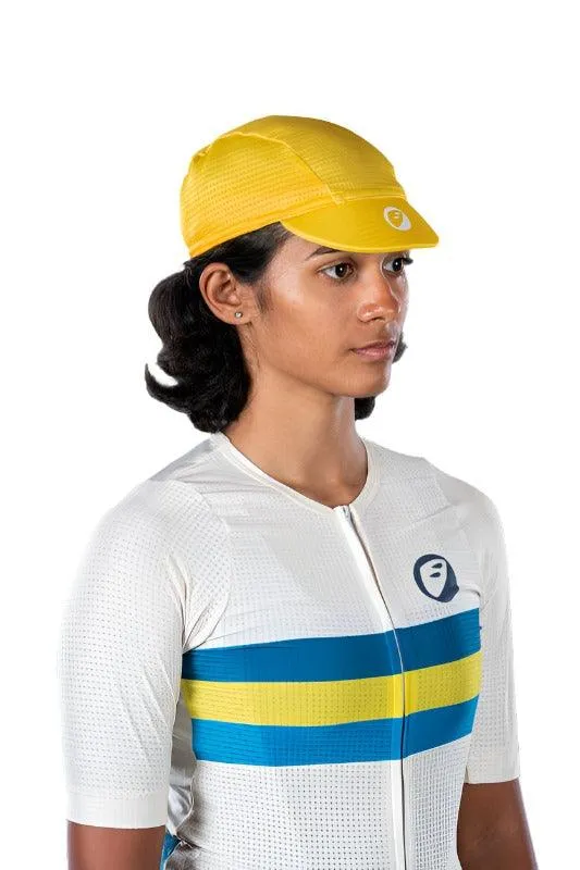 Apace Hustle Unisex Cycling Cap (Yellow)