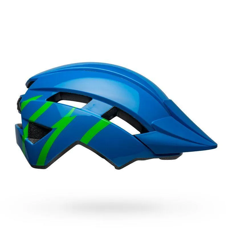 Bell Sidetrack II MTB Cycling Helmet (Strike Gloss Blue/Green)