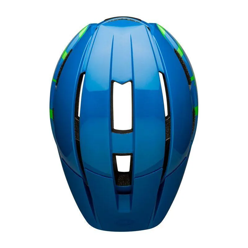 Bell Sidetrack II MTB Cycling Helmet (Strike Gloss Blue/Green)
