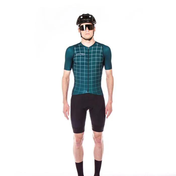 Bioracer Spitfire Mens Cycling Jersey (Moon Ride/Petrol)