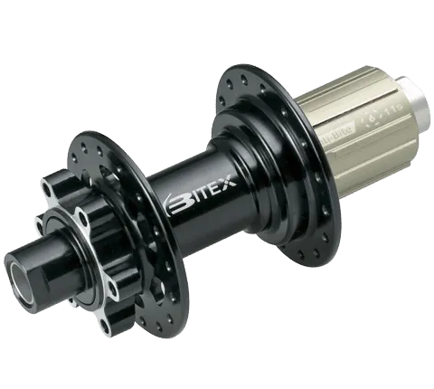 Bitex MTR12 142mm Disc Brake Rear Hub (Black)
