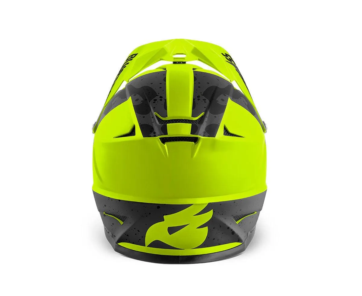 Bluegrass Intox MTB Cycling Helmet (Fluo Yellow/Black Camo/Matt)