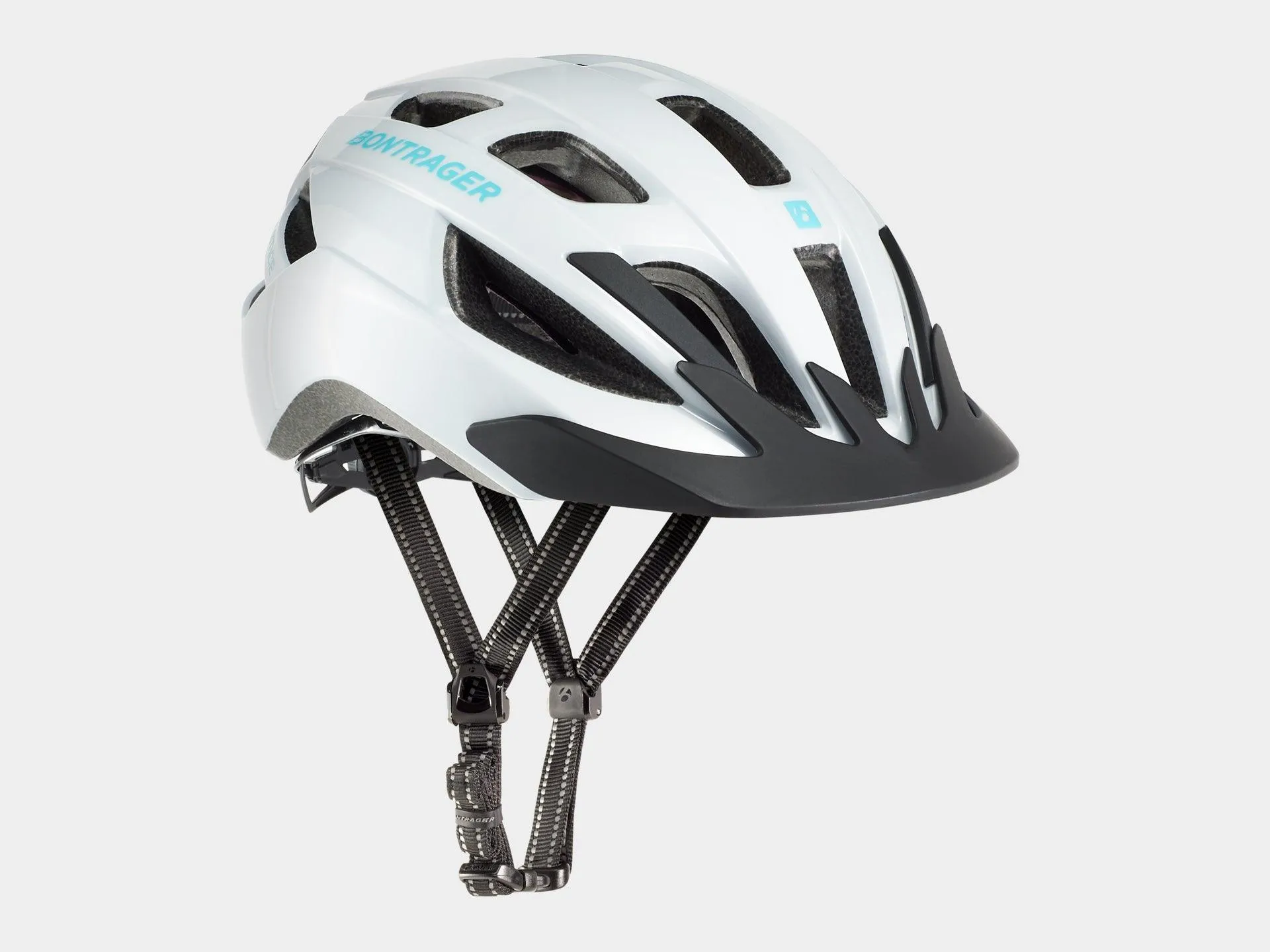 Bontrager Solstice MTB Cycling Helmet (White/Miami Green)