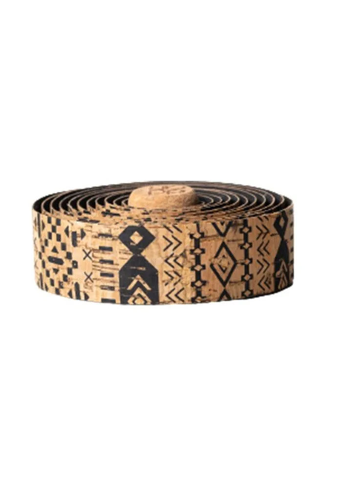 BTP Natural Cork Bartape (Black/Pattern)