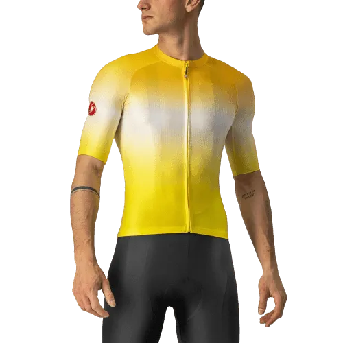 Castelli Aero Race 6.0 Mens Cycling Jersey (Maize/Saffron)