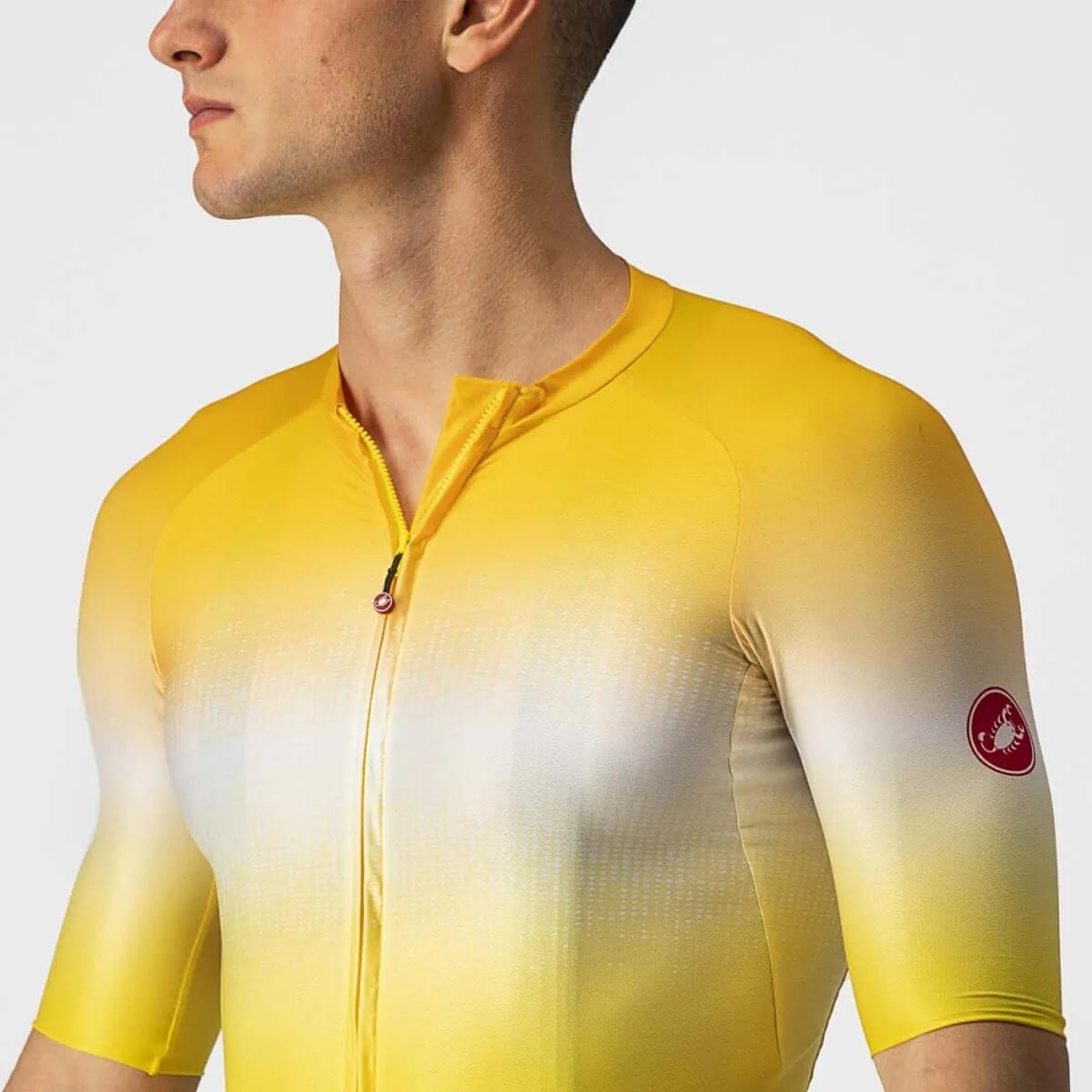 Castelli Aero Race 6.0 Mens Cycling Jersey (Maize/Saffron)