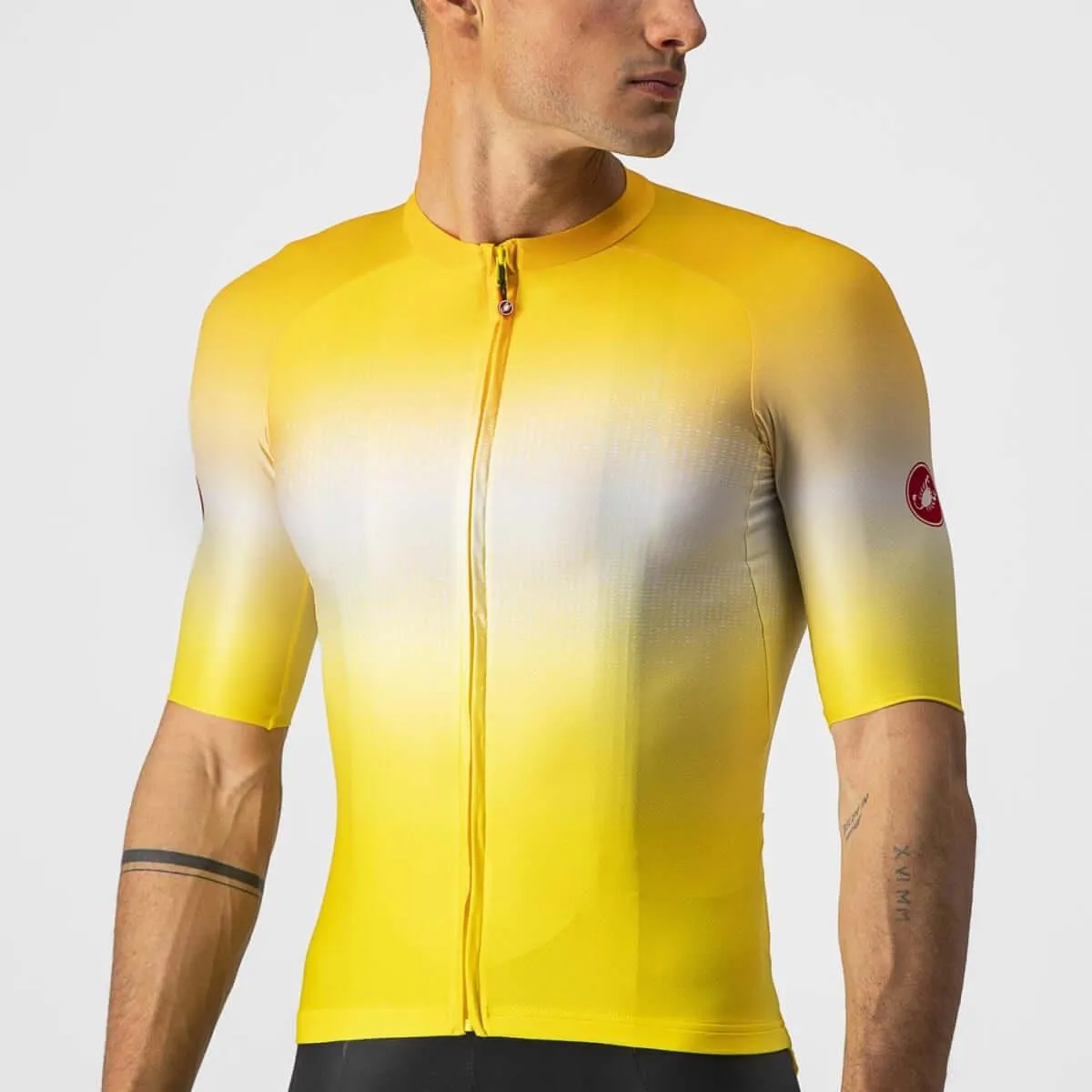 Castelli Aero Race 6.0 Mens Cycling Jersey (Maize/Saffron)