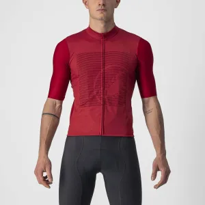 Castelli Bagarre Mens Cycling Jersey (Pro Red/Bordeaux)