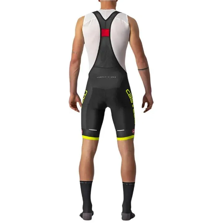 Castelli Competizione Kit Men's Cycling Bibshort (Black/Electric Lime)