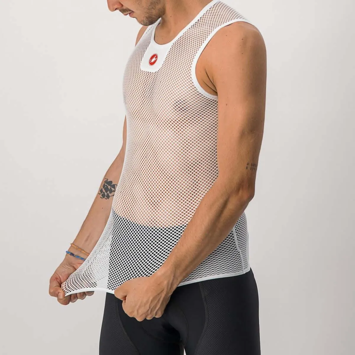 Castelli Core Mesh 3 Sleeveless Mens Cycling Baselayer (White)