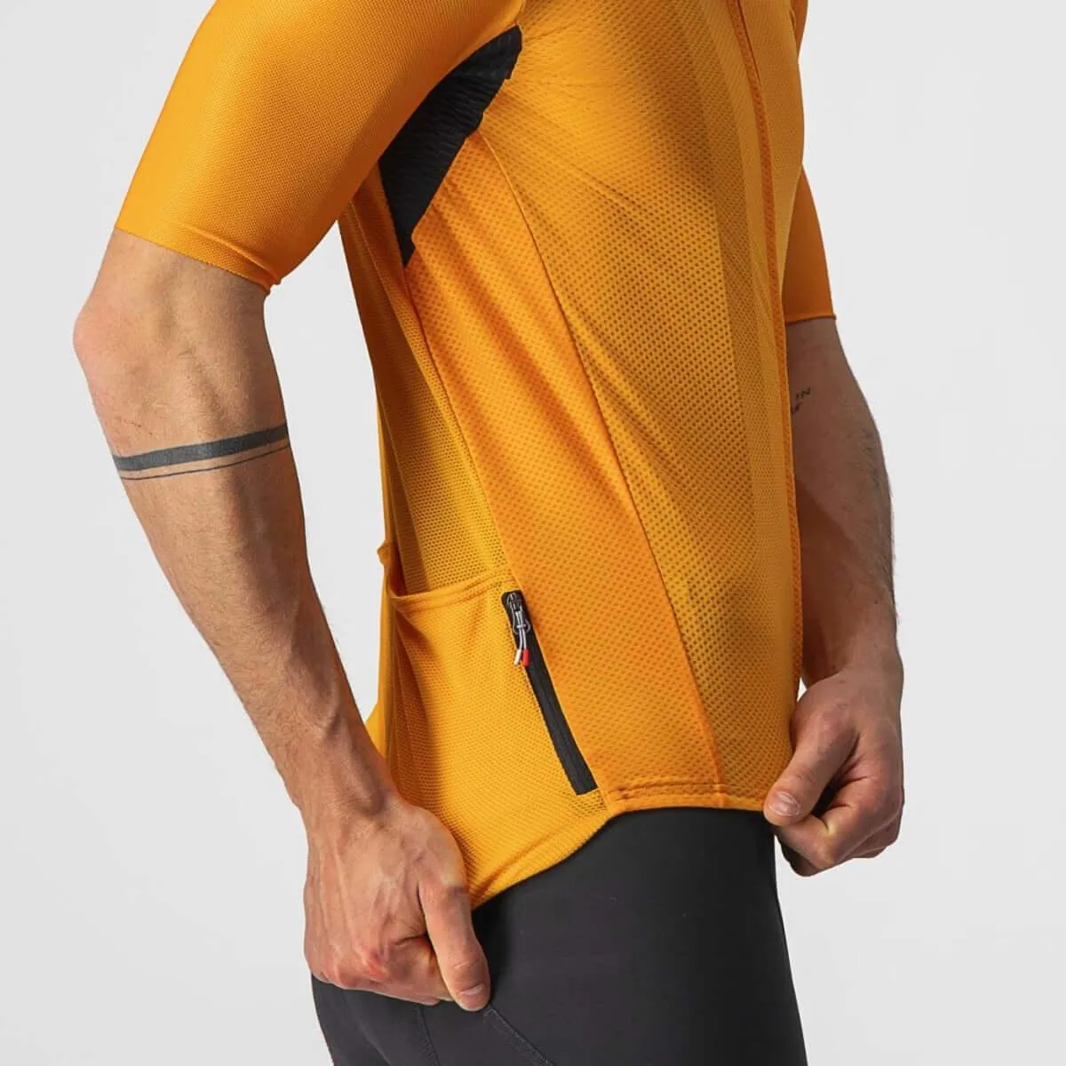Castelli Endurance Elite Mens Cycling Jersey (Pop Orange)