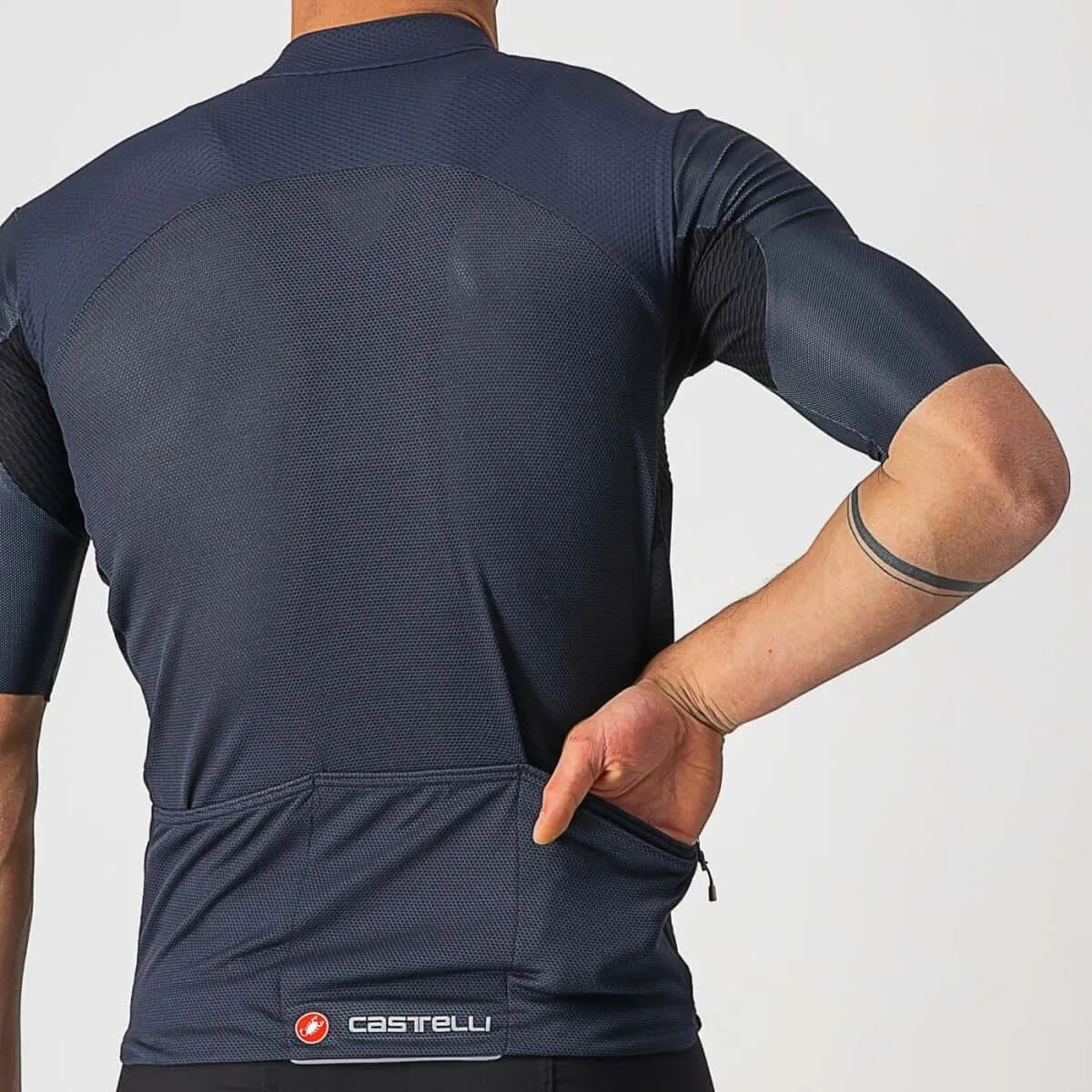Castelli Endurance Elite Mens Cycling Jersey (Savile Blue)