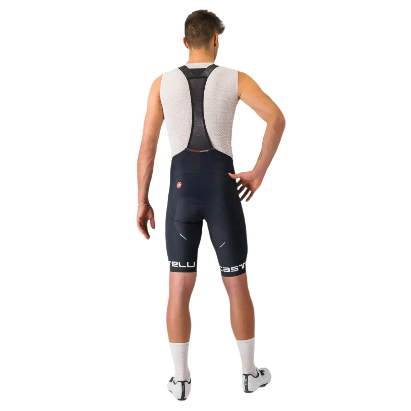 Castelli Free Aero RC Classic Men's Cycling Bibshort (Black/White)
