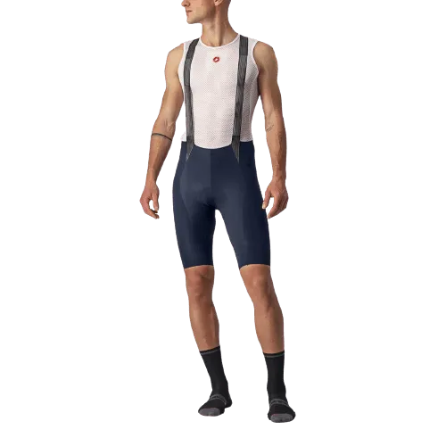 Castelli Free Aero RC Mens Cycling Bibshorts (Savile Blue)
