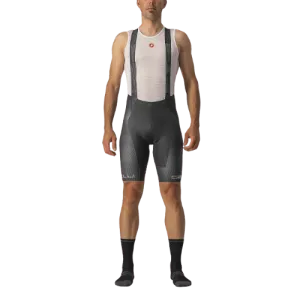 Castelli Free Aero RC Pro Mens Cycling Bibshorts (Dark Gray/White)