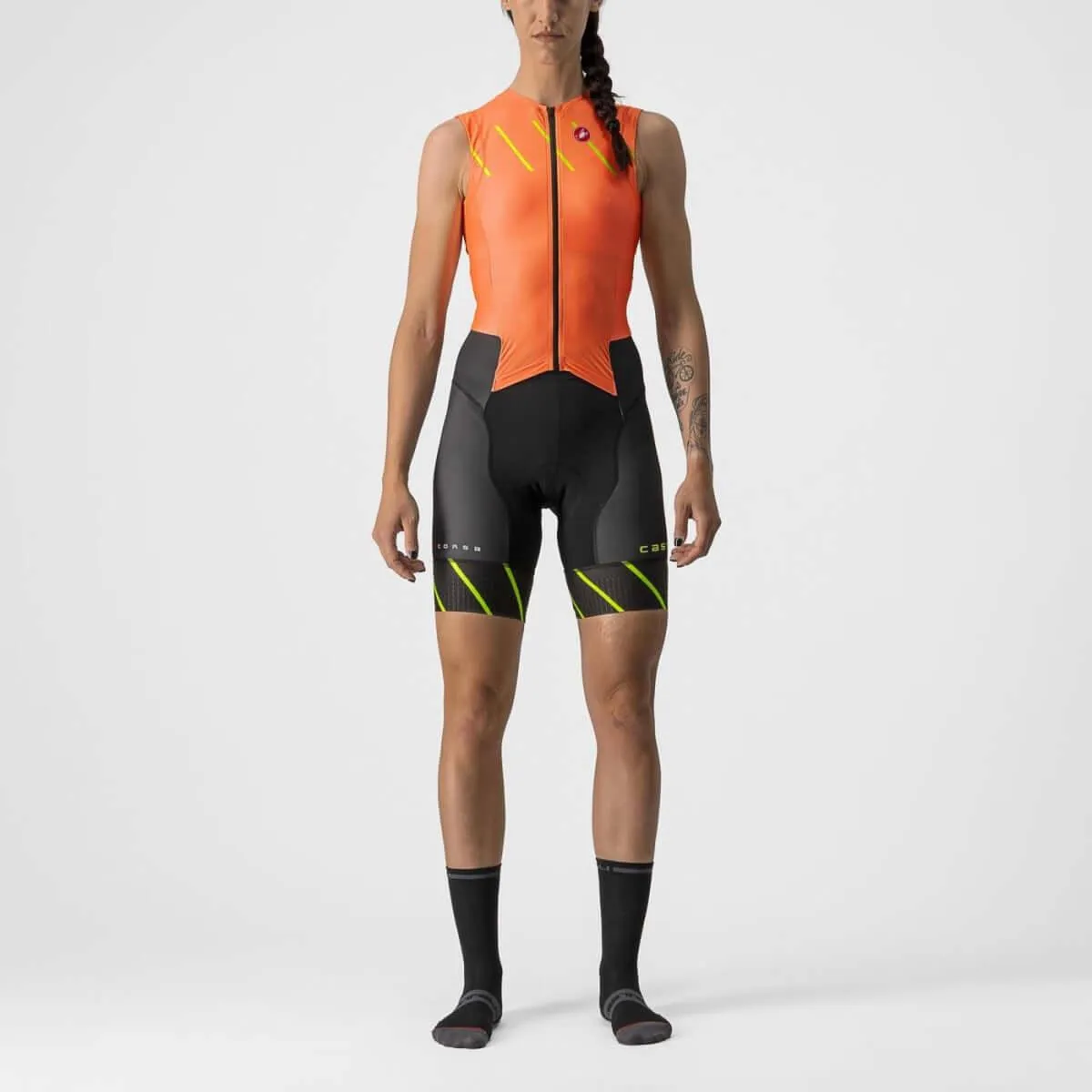 Castelli Free Sanremo Women's Triathlon Suit (Coral Flash)