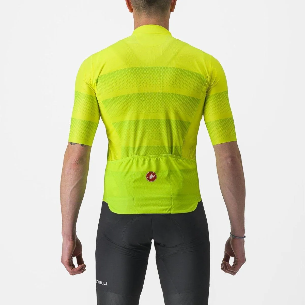 Castelli Livelli Men's Cycling Jersey (Yellow Fluo)