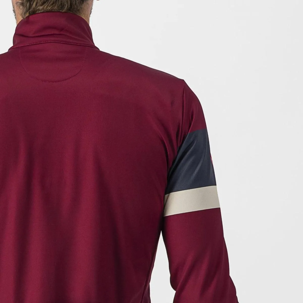 Castelli Passista Mens Cycling Jersey (Bordeaux/Savile Blue-Chalk)