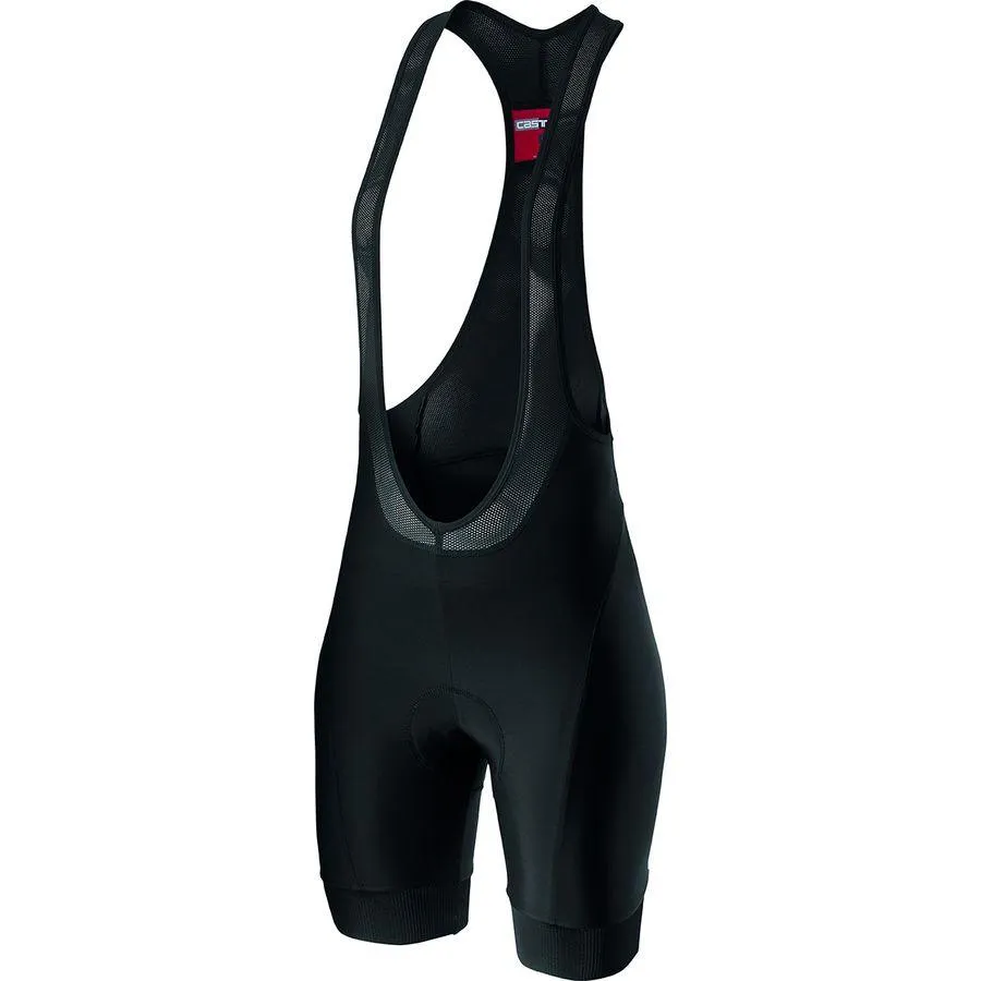 Castelli Prima Womens Cycling Bibshorts (Black/Dark Gray)
