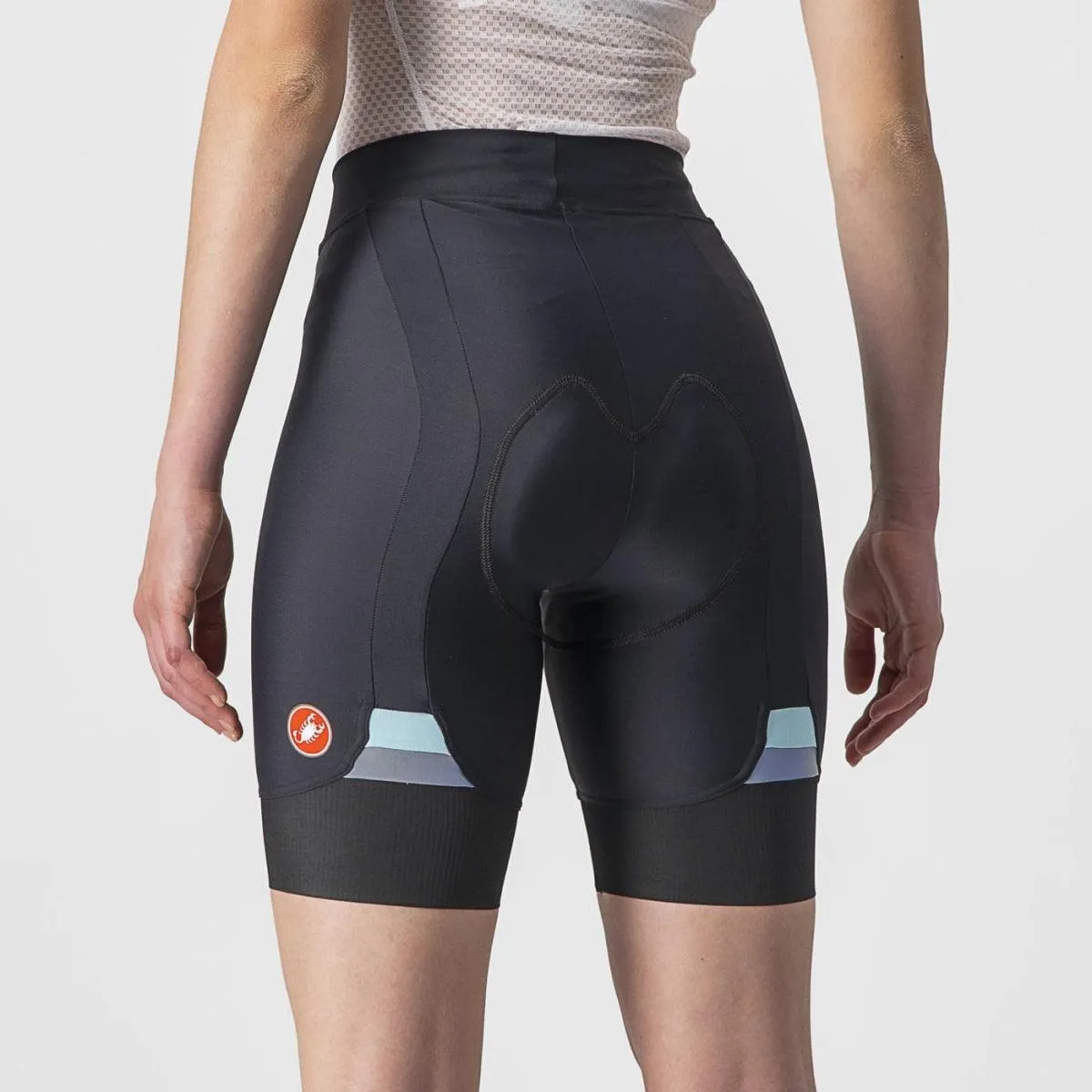 Castelli Prima Womens Cycling Shorts (Black/Skylight)