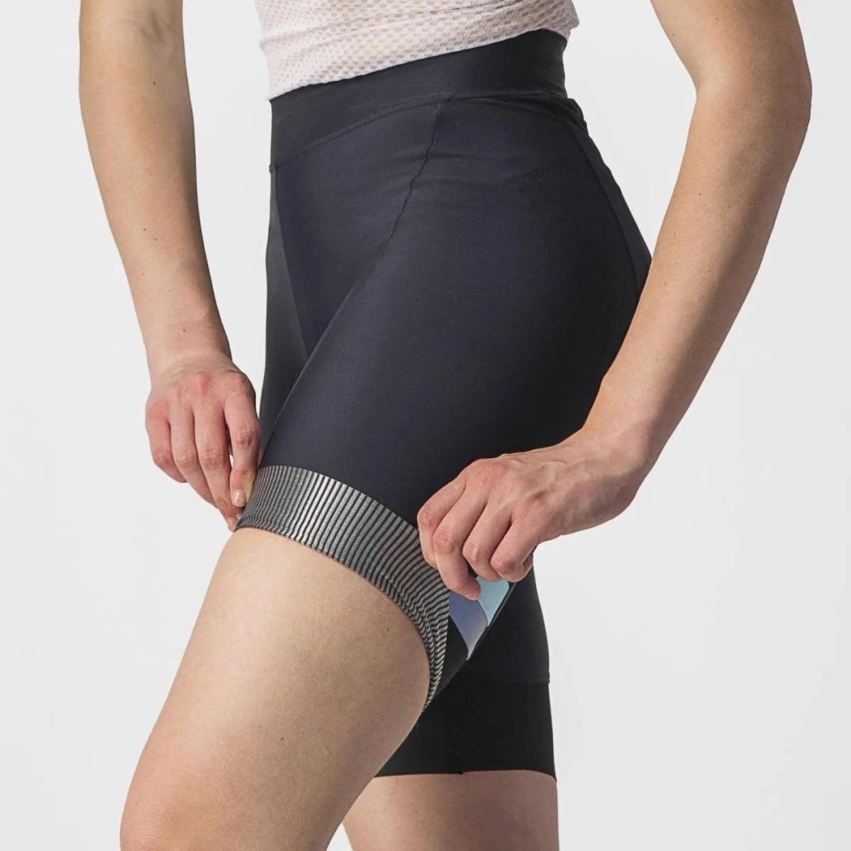 Castelli Prima Womens Cycling Shorts (Black/Skylight)