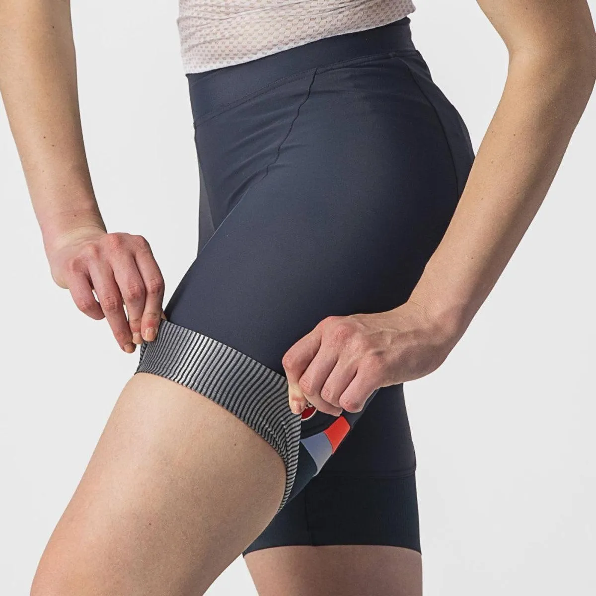 Castelli Prima Womens Cycling Shorts (Savile Blue/Brilliant Pink)