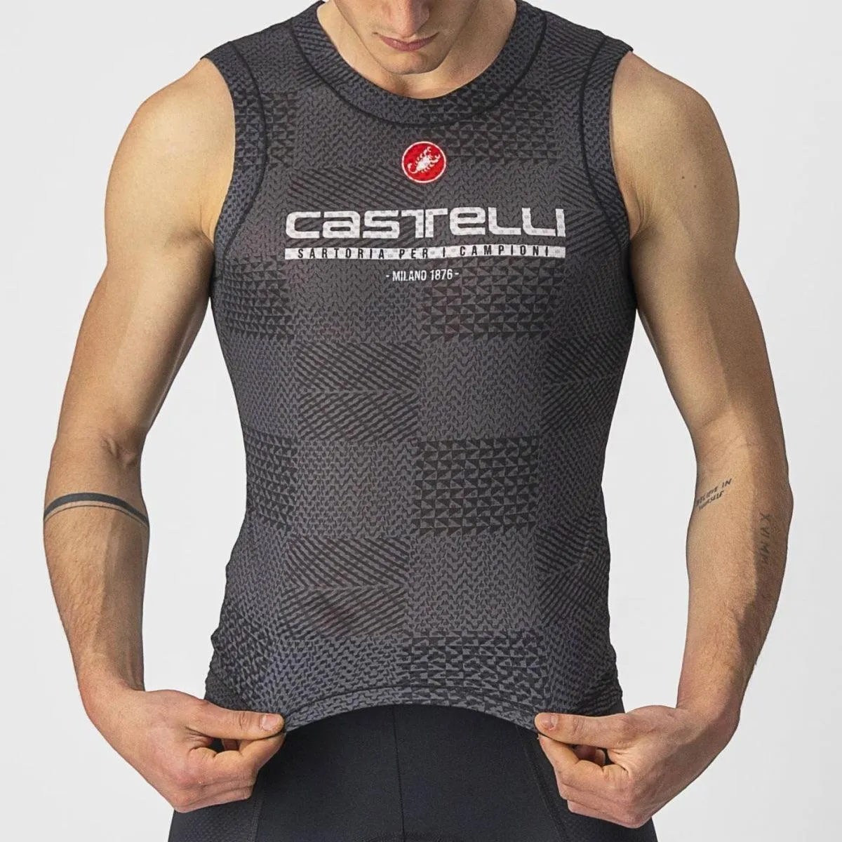 Castelli Pro Mesh Mens Cycling Baselayer (Black)
