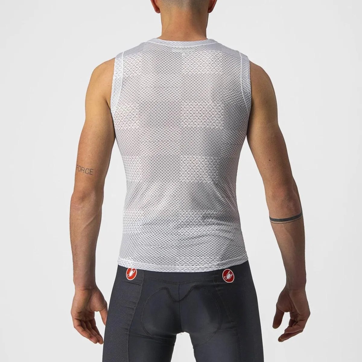 Castelli Pro Mesh Mens Cycling Baselayer (Silver Gray)