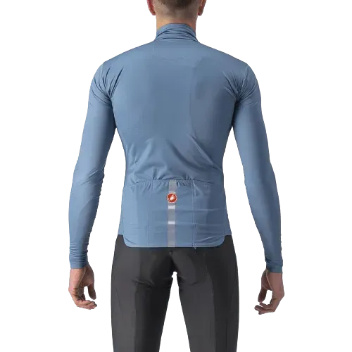 Castelli Pro Thermal Mid LS Mens Cycling Jersey (Steel Blue)