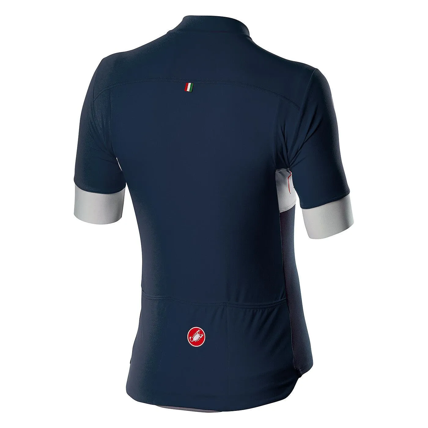 Castelli Prologo VI Mens Cycling Jersey (Savile Blue/Silver Gray)