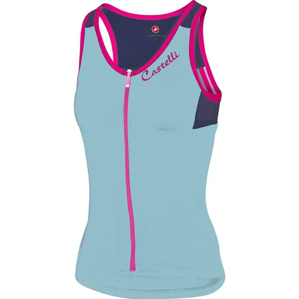 Castelli Solare Top (Pale Blue/Midnight Navy/Raspberry)