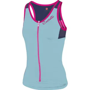 Castelli Solare Top (Pale Blue/Midnight Navy/Raspberry)