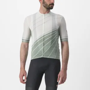 Castelli Speed Strada Men's Cycling Jersey (Ivory/Defender Green)