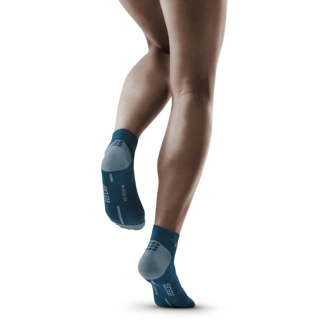 CEP Compression 3.0 Low Cut Women's Compression Socks (Blue/Grey)