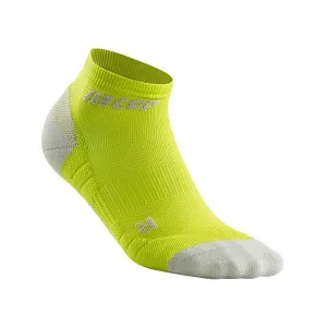 CEP Compression 3.0 Low Cut Women's Compression Socks (Lime/Light Grey)