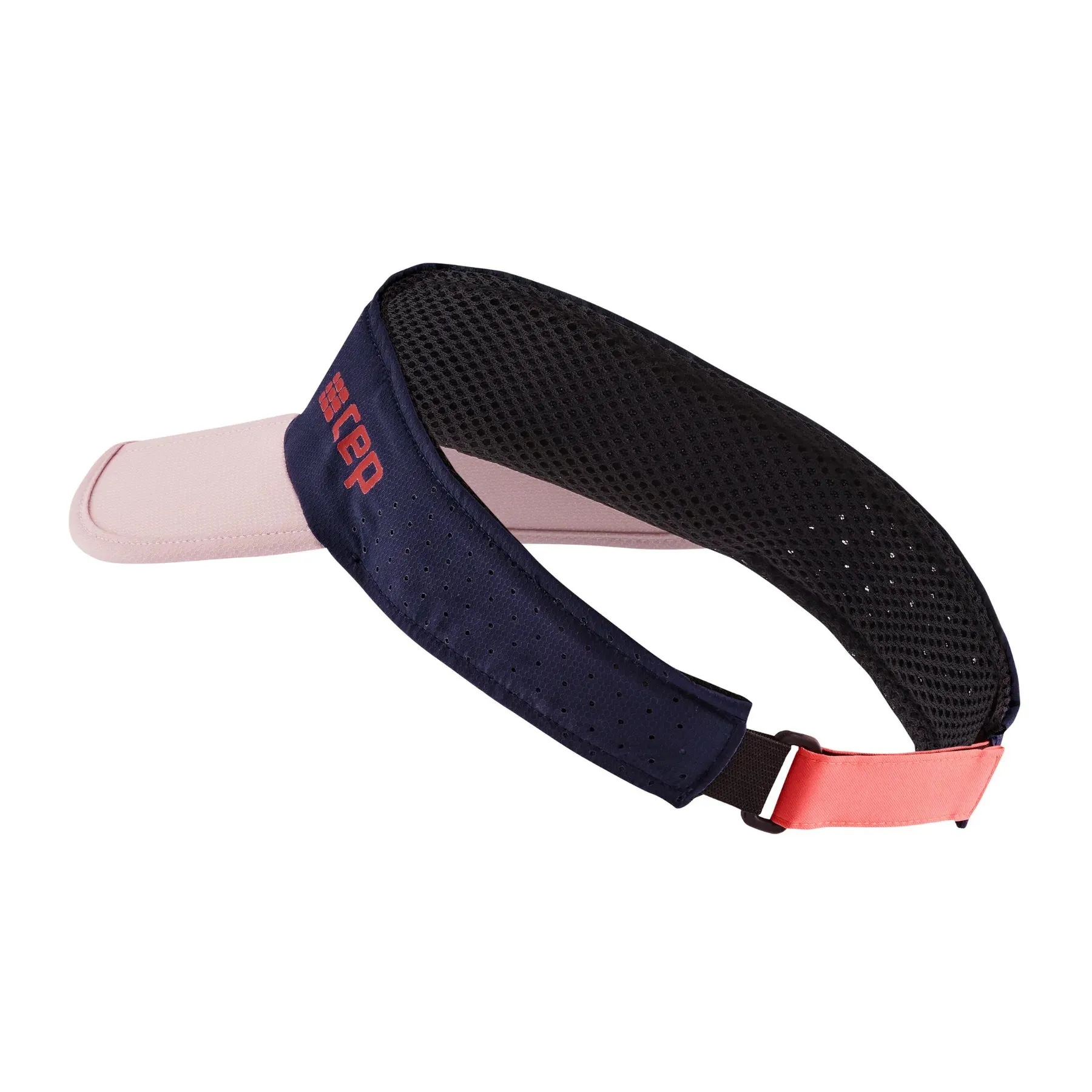 CEP Compression Run Visor Cap (Dark Blue/Cream)