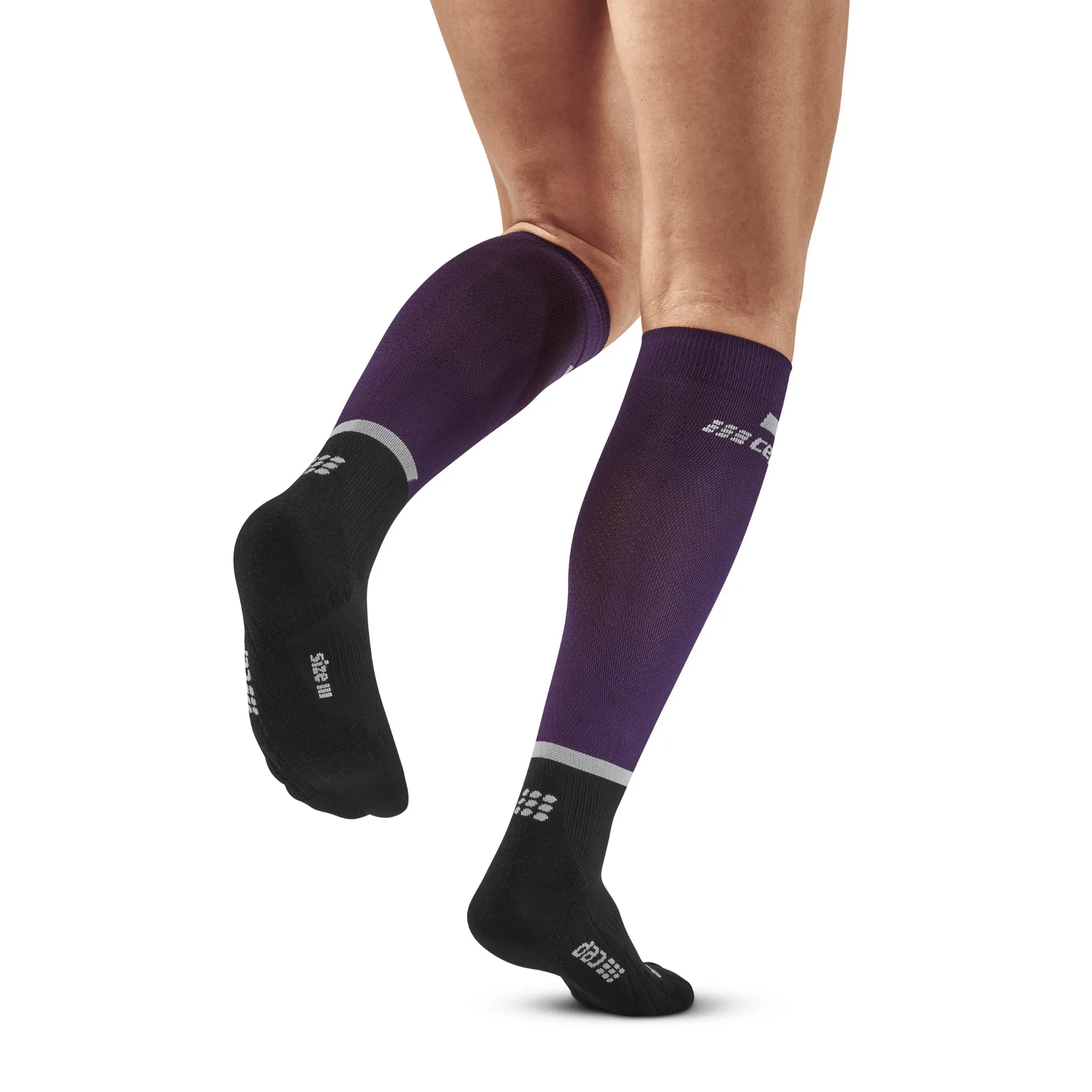 CEP Compression The Run Compression Tall 4.0 Women's Compression Socks (Violet/Black)