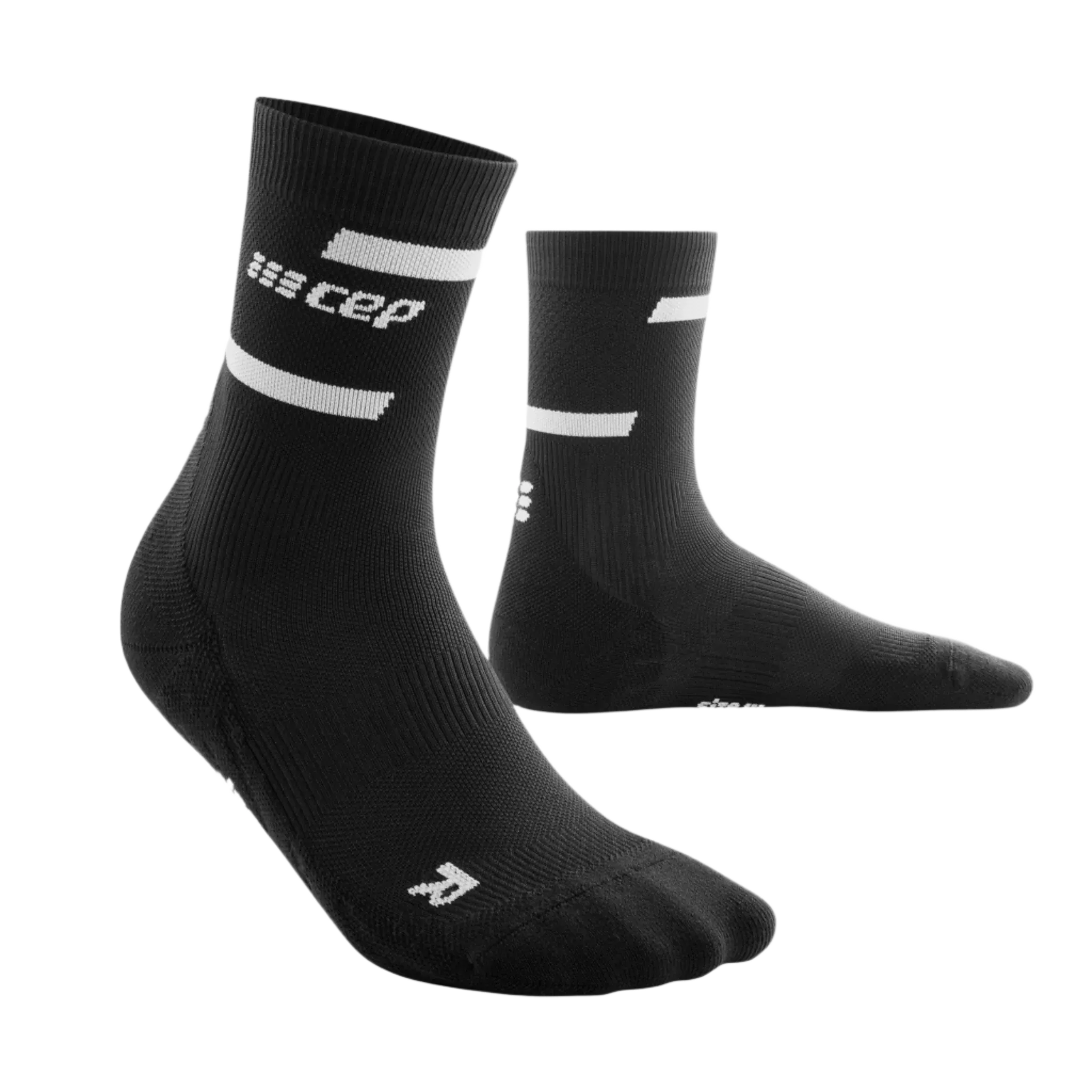CEP Compression The Run Mid Cut 4.0 Women's Compression Socks (Black)