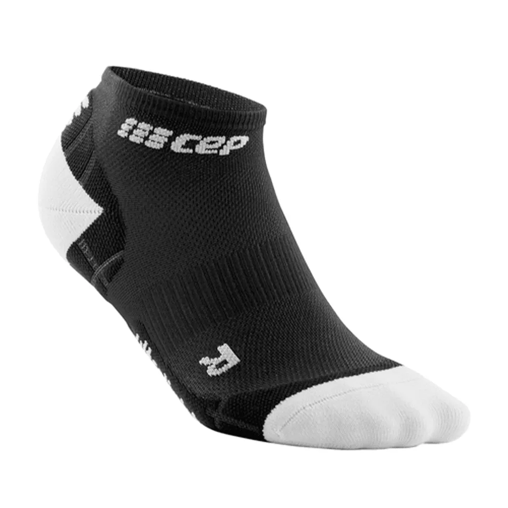 CEP Compression Ultralight Low Cut Women's Compression Socks (Black/Light Grey)