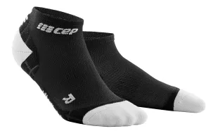 CEP Compression Ultralight Low Cut Women's Compression Socks (Black/Light Grey)