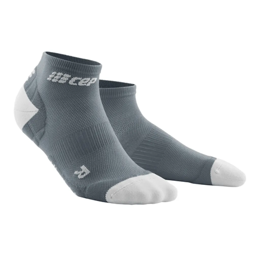 CEP Compression Ultralight Low Cut Women's Compression Socks (Grey/Light Gray)